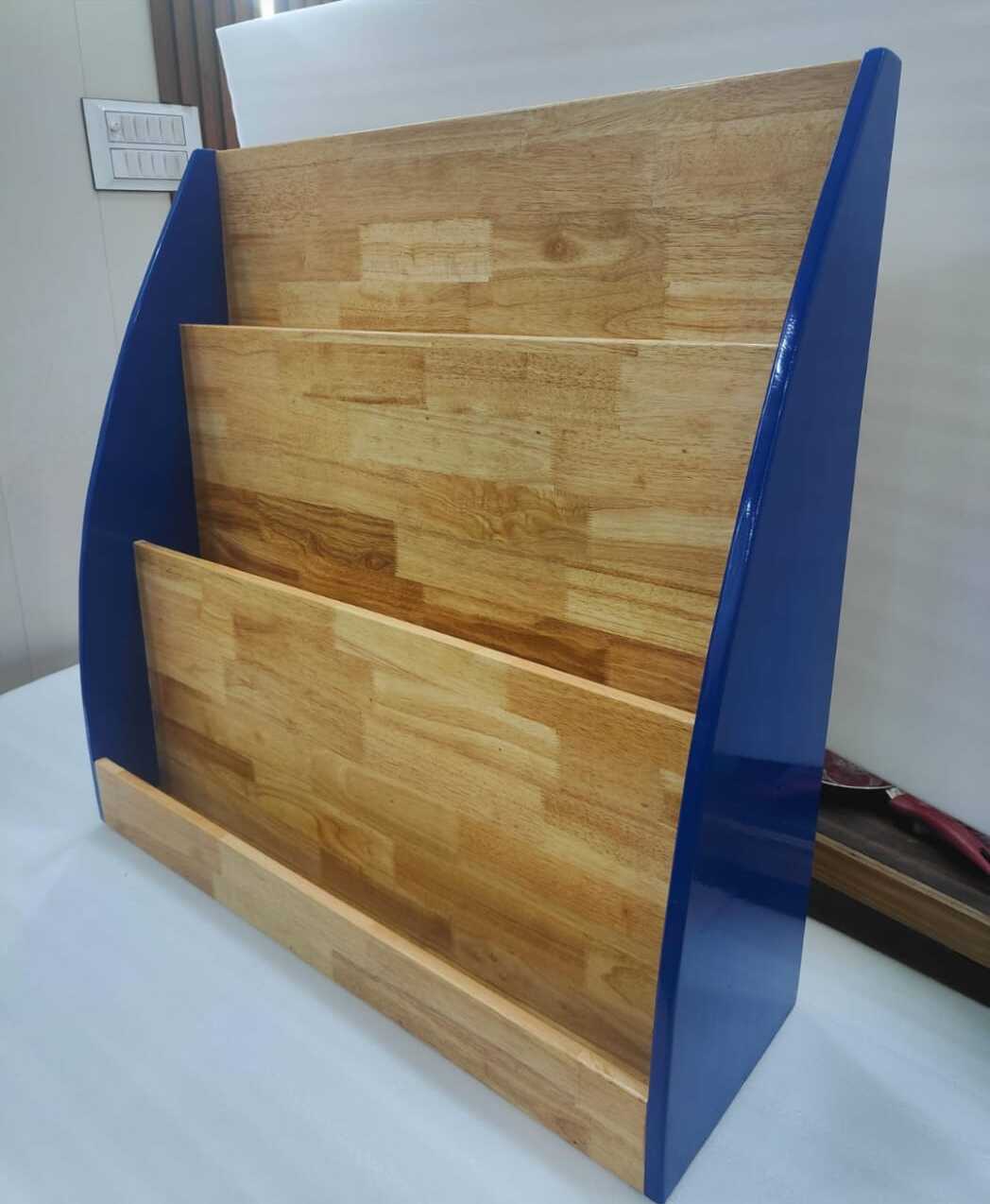 Wooden Magazine Bookshelves